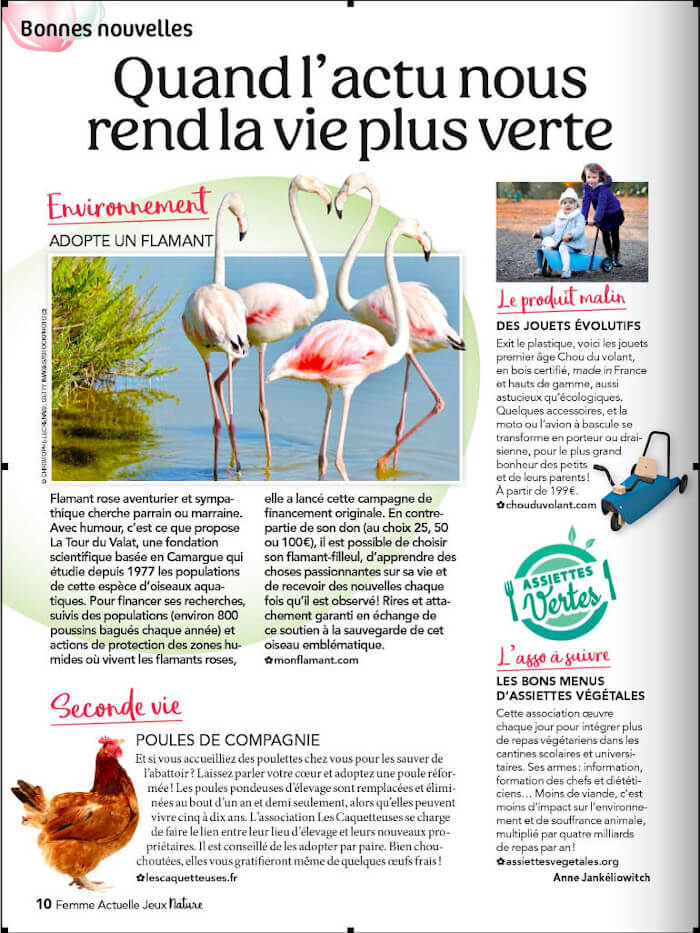 Chou Du Volant est dans le magazine Femme Actuelle